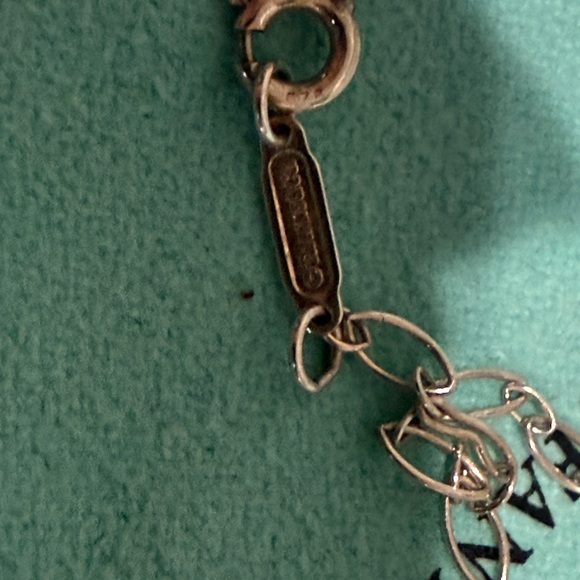 Authentic Tiffany & Co Silver and Enamel Beaded Key Necklace - Picture 7 of 7